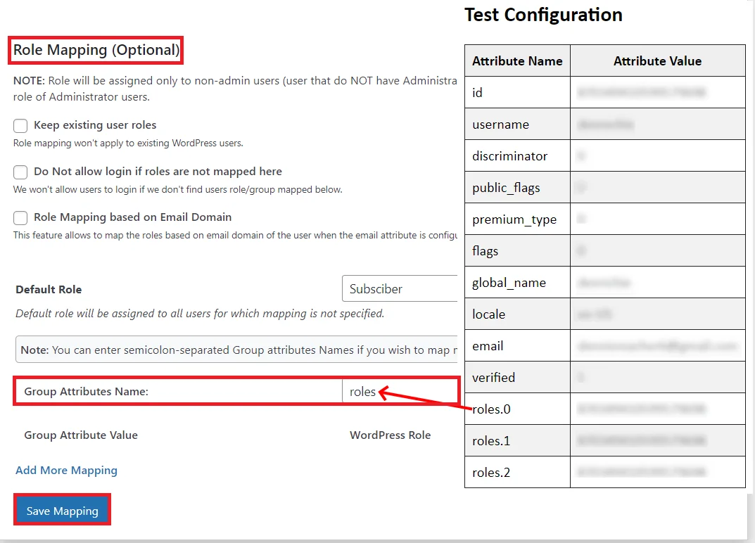 WordPress Memberpress Integration  - Role mapping