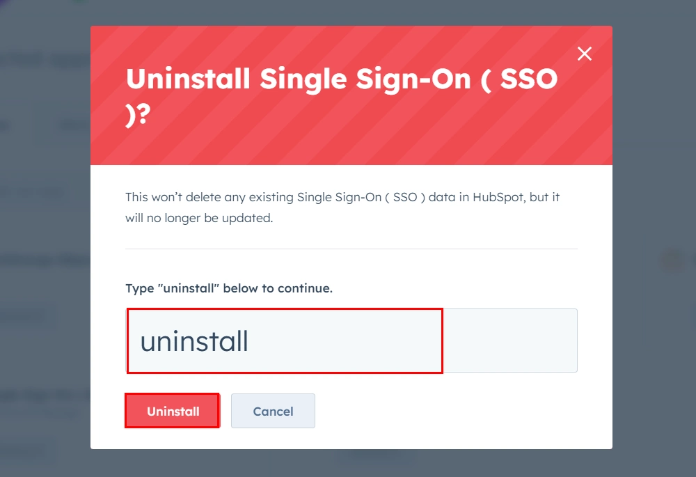 Enable  Hubspot Single Sign-On(SSO) 