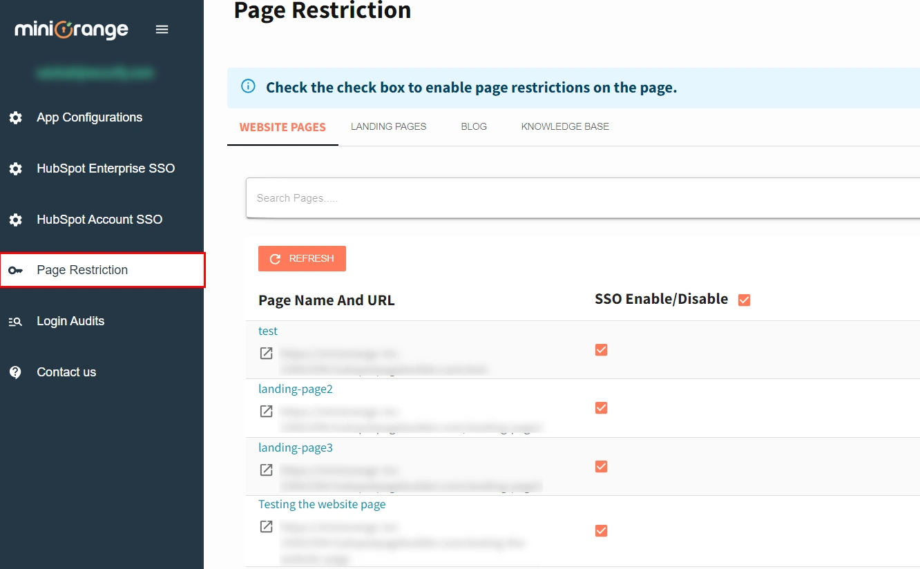 Enable  Hubspot Single Sign-On(SSO) 