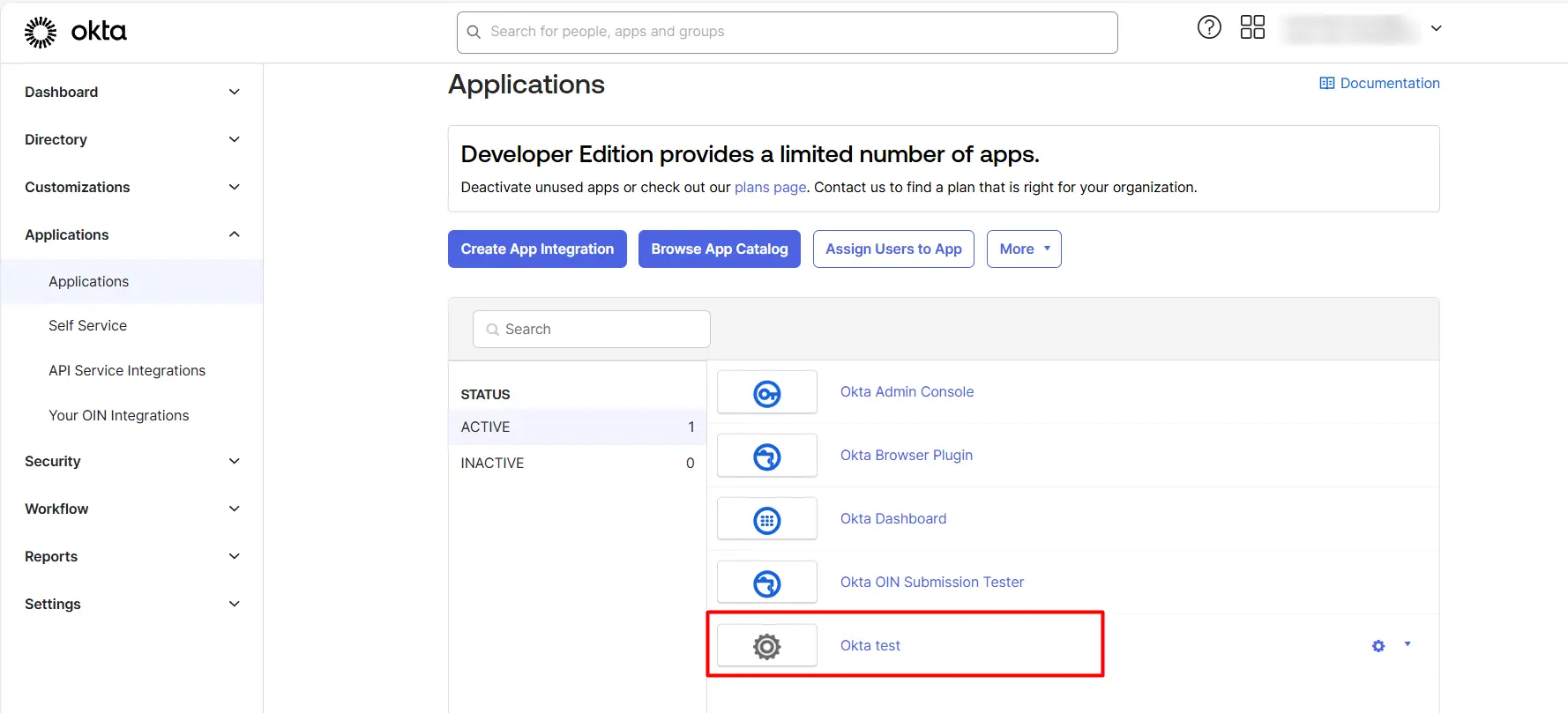 Okta Shopify SCIM - SAML application