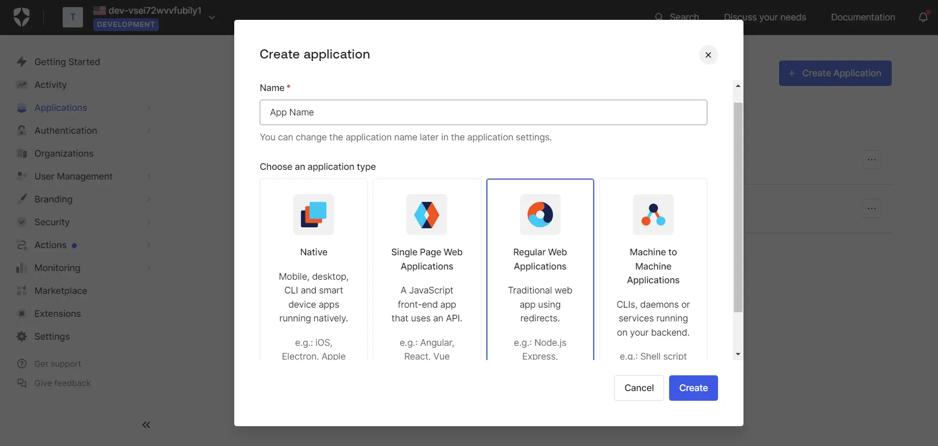 Shopify SSO - Auth0 single sign on appname