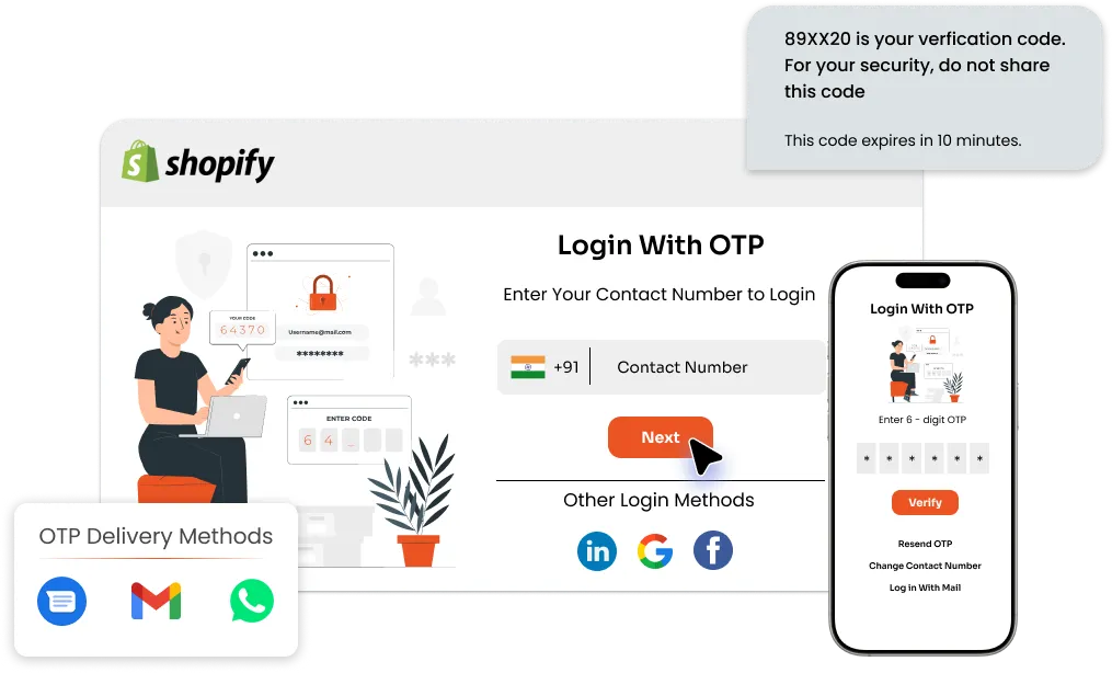 Shopify OTP Login | Banner Image